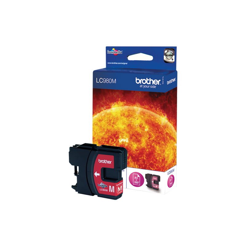 Brother LC980M Cartouche Magenta Originale