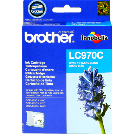 Brother LC970C Cartouche Cyan Originale 