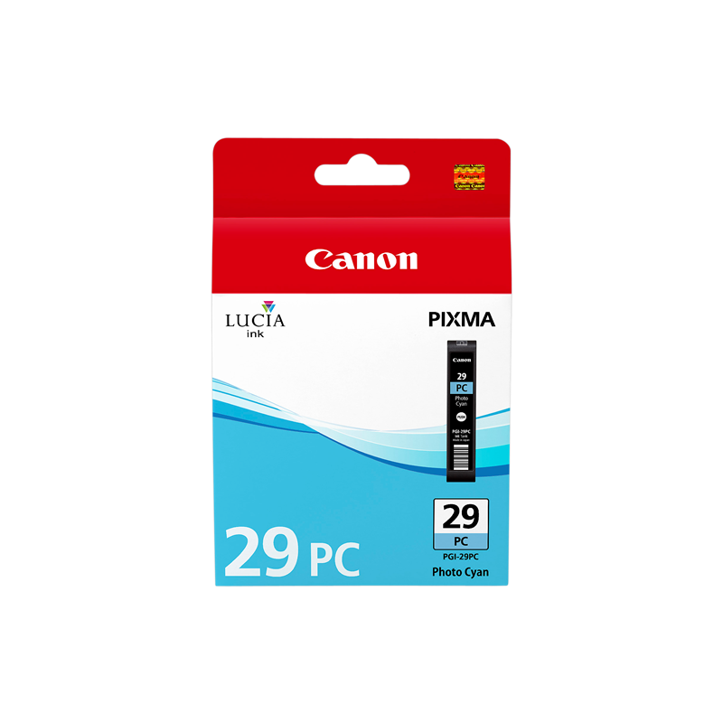 Canon PGI-29pc Cartouche Photo Cyan Originale Canon PGI-29pc Cartouche Photo Cyan Originale
