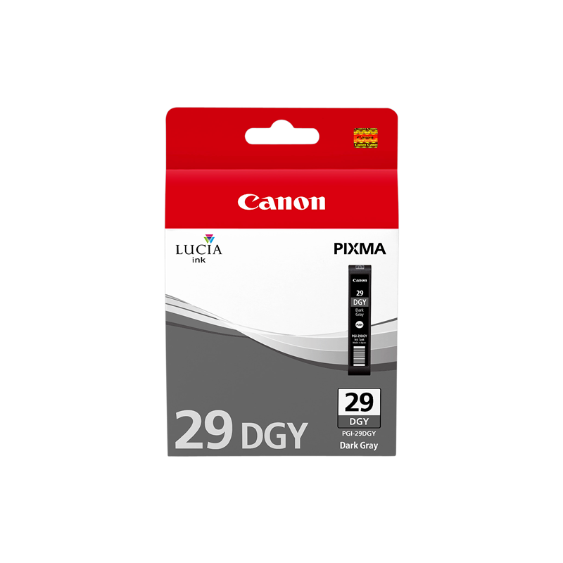 Canon PGI-29dgy Cartouche Gris Foncé Originale Canon PGI-29dgy Cartouche Gris Foncé Originale