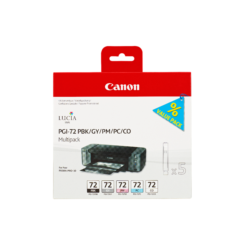 Canon PGI-72 Multipack 5 Cartouches Originales(6403B007)
