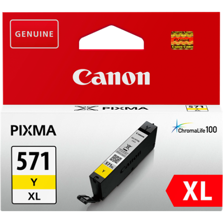 Canon CLI-571y XL Cartouche Jaune Originale 