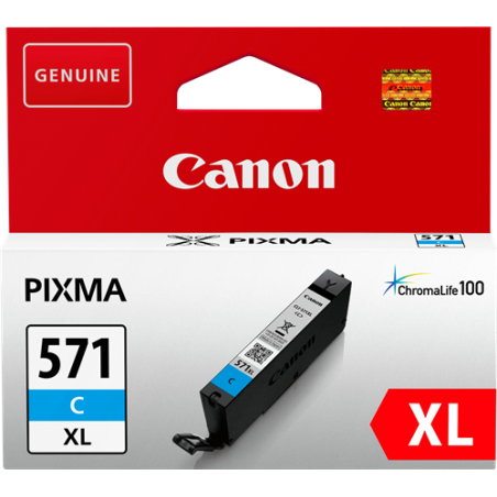 Canon CLI-571c XL Cartouche Cyan Originale 