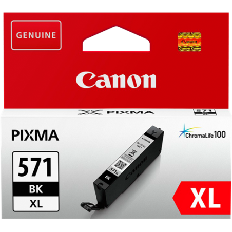 Canon CLI-571bk XL Cartouche Noir Originale 