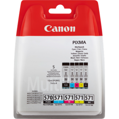 Canon PGI-570 + CLI-571 Multipack 5 Couleurs Original 
