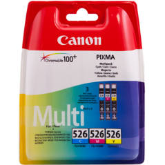 Canon CLI-526 Multipack 3 Couleurs Original 