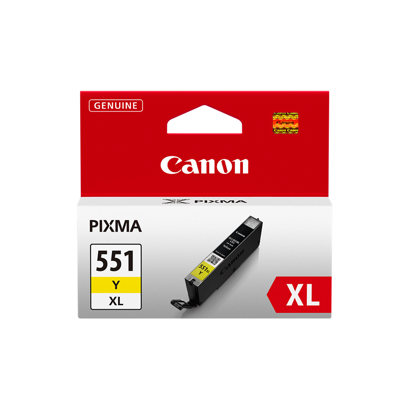 Canon CLI-551Y XL Cartouche Jaune Originale