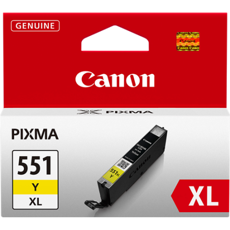 Canon CLI-551Y XL Cartouche Jaune Originale 