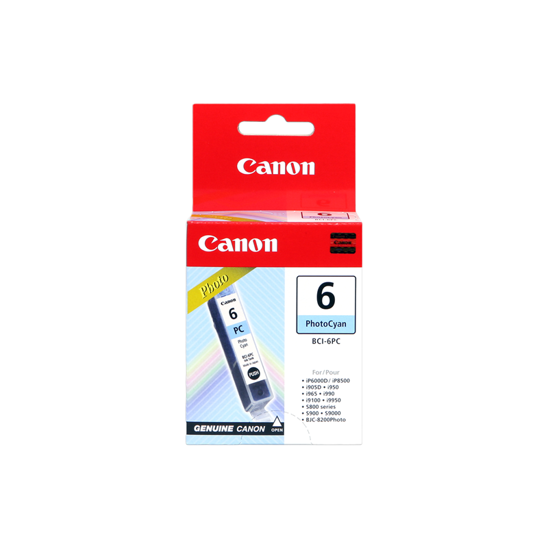 Canon BCI-6PC Cartouche Photo Cyan Originale