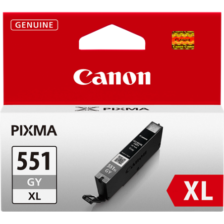 Canon CLI-551GY XL Cartouche Gris Originale 