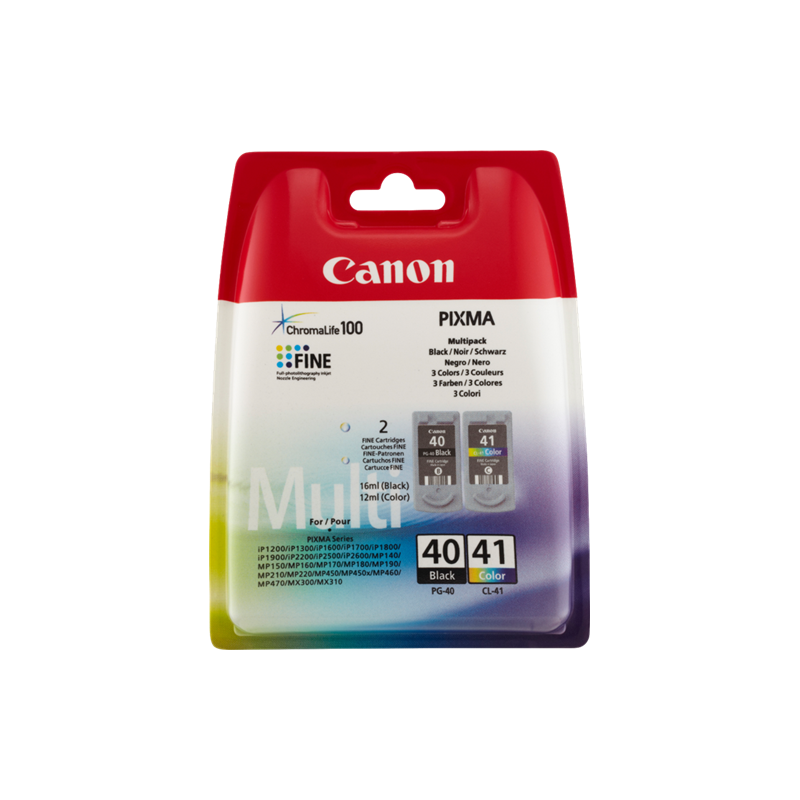 Canon PG-40 + CL-41 Multipack 2 Cartouches Original