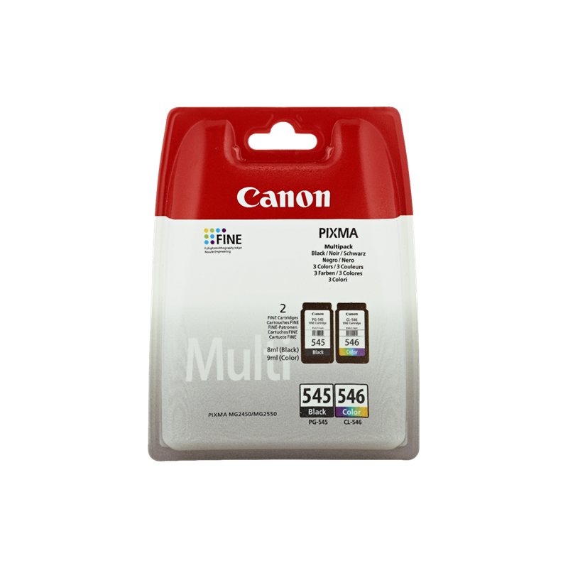 Canon PG-545 + CL-546 Multipack 2 Cartouches Original