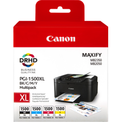 Canon PGI-1500 XL Multipack 4 Couleurs Original 