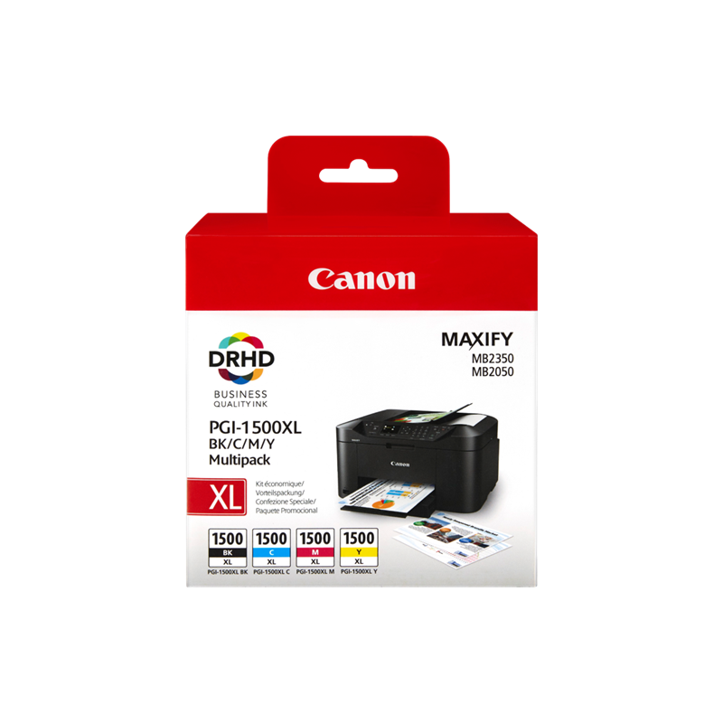 Canon PGI-1500 XL Multipack 4 Cartouches Originales