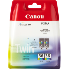 Canon CLI-36 Twin Multipack Couleur Original 