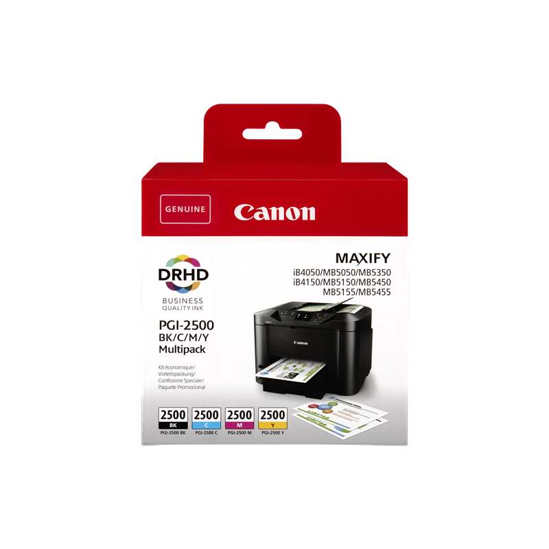 Canon PGI-2500 Multipack 4 Cartouches Originales