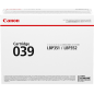Canon 039 Toner Noir Original