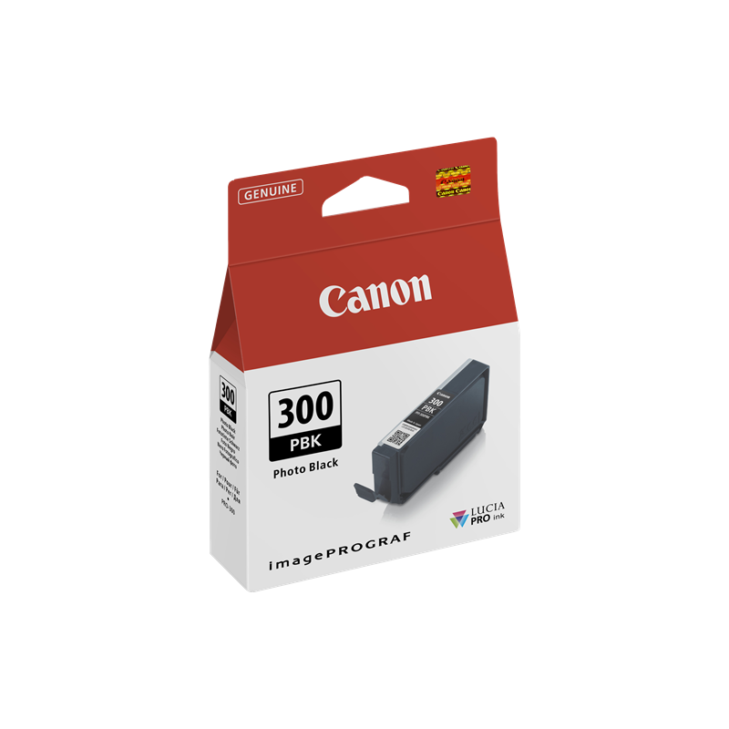 Canon PFI-300pbk Cartouche Noir photo Originale Canon PFI-300pbk Cartouche Noir photo Originale