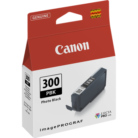 Canon PFI-300pbk Cartouche Noir photo Originale 