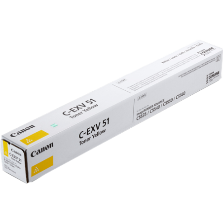 Canon C-EXV51 Toner Jaune Original 
