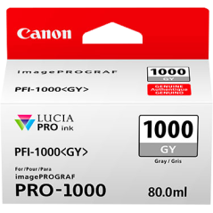 Canon PFI-1000gy Cartouche Gris Originale 
