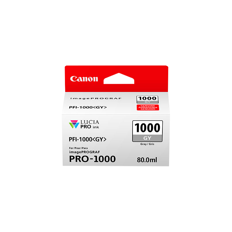 Canon PFI-1000gy Cartouche Gris Originale Canon PFI-1000gy Cartouche Gris Originale