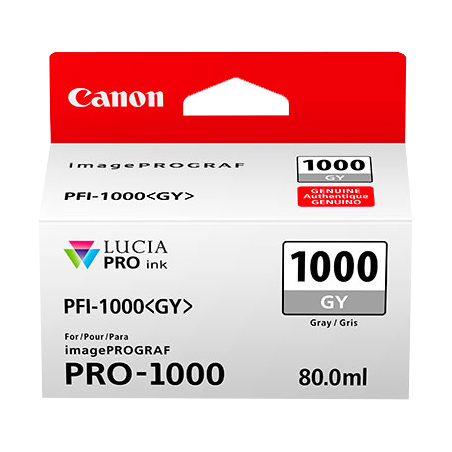 Canon PFI-1000gy Cartouche Gris Originale 