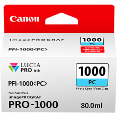 Canon PFI-1000pc Cartouche Cyan Originale 