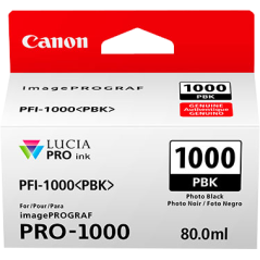 Canon PFI-1000pbk Cartouche Noir photo Originale 