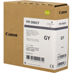 Canon PFI-306gy Cartouche Gris Originale 