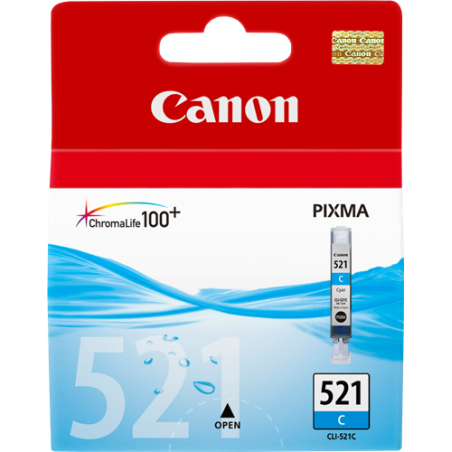 Canon CLI-521c Cartouche Cyan Originale 