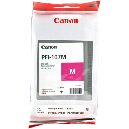 Canon PFI-107m Cartouche Magenta Originale 