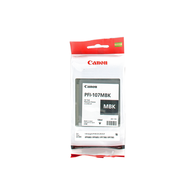 Canon PFI-107mbk Cartouche Noir Mat Originale Canon PFI-107mbk Cartouche Noir Mat Originale