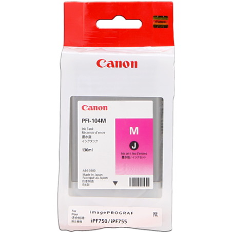 Canon PFI-104m Cartouche Magenta Originale 