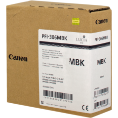 Canon PFI-306mbk Cartouche Noir mat Originale 