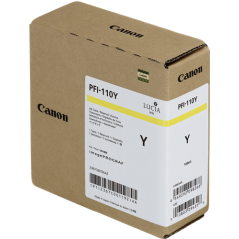 Canon PFI-110y Cartouche Jaune Originale 