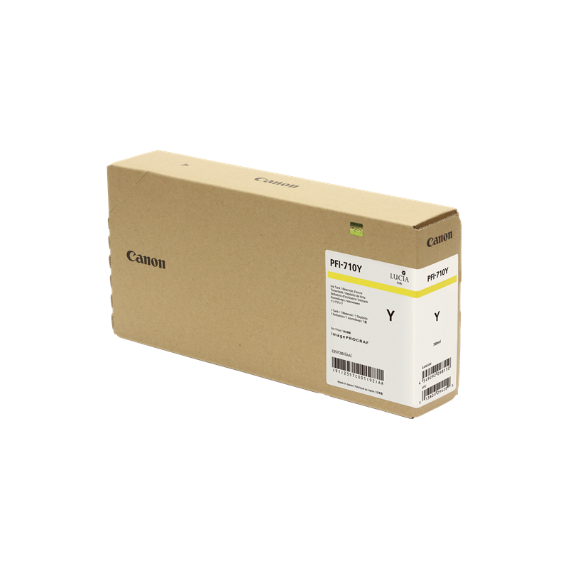 Canon PFI-710y Cartouche Jaune Originale Canon PFI-710y Cartouche Jaune Originale
