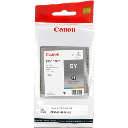 Canon PFI-103gy Cartouche Gris Originale 