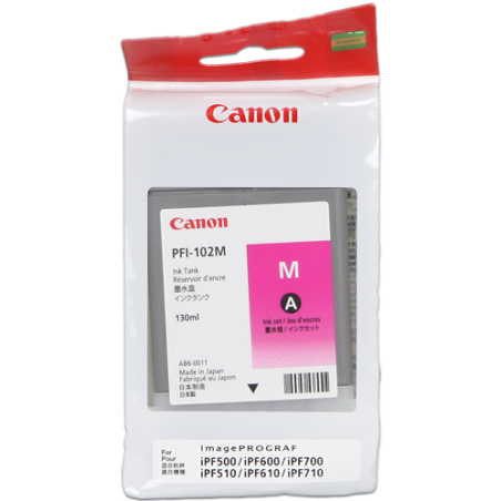 Canon PFI-102m Cartouche Magenta Originale 