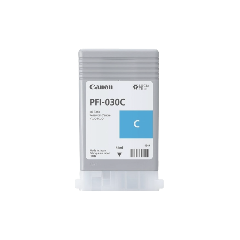 Canon PFI-030C Cartouche Cyan Originale