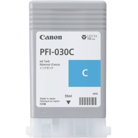 Canon PFI-030C Cartouche Cyan Originale 