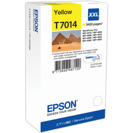 Epson T7014 Cartouche Jaune Originale 