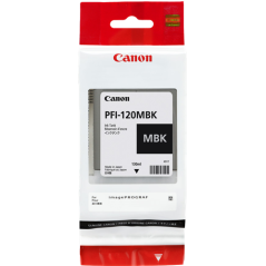 Canon PFI-120mbk Cartouche Noir mat Originale 