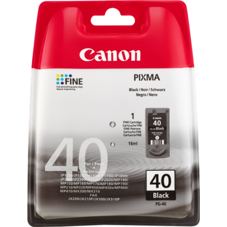 Canon PG-40 Cartouche Noir Originale 