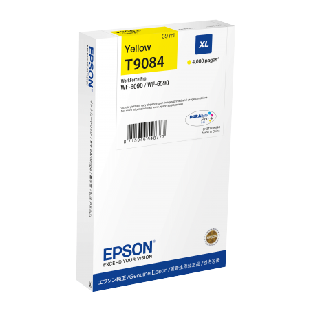 Epson T9084 Cartouche Jaune Originale 
