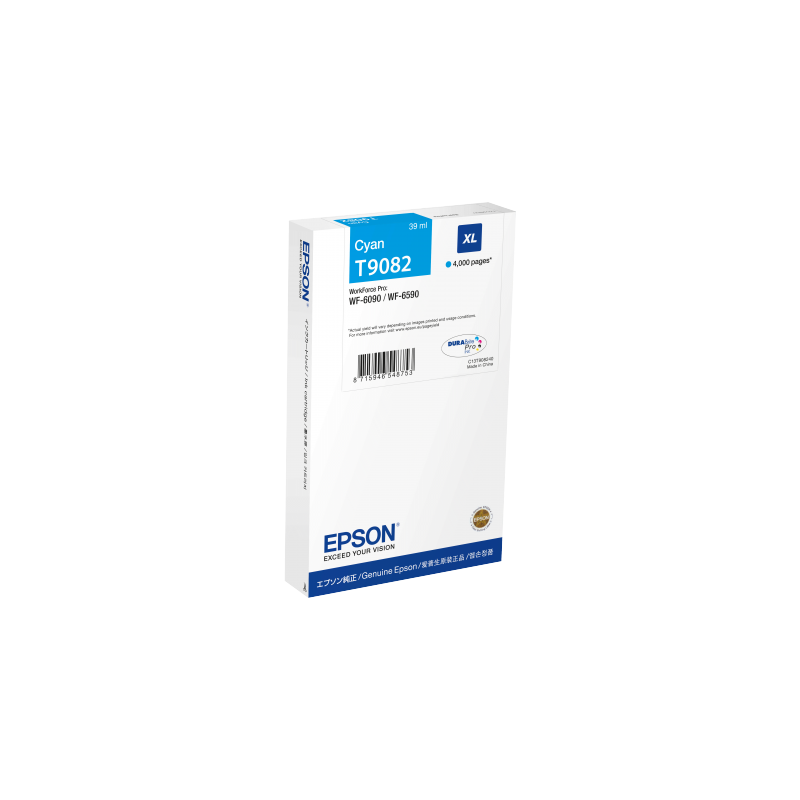 Epson T9082 Cartouche Cyan Originale