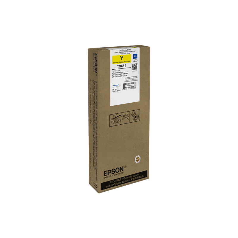 Epson T9454 Cartouche Jaune Originale Epson T9454 Cartouche Jaune Originale