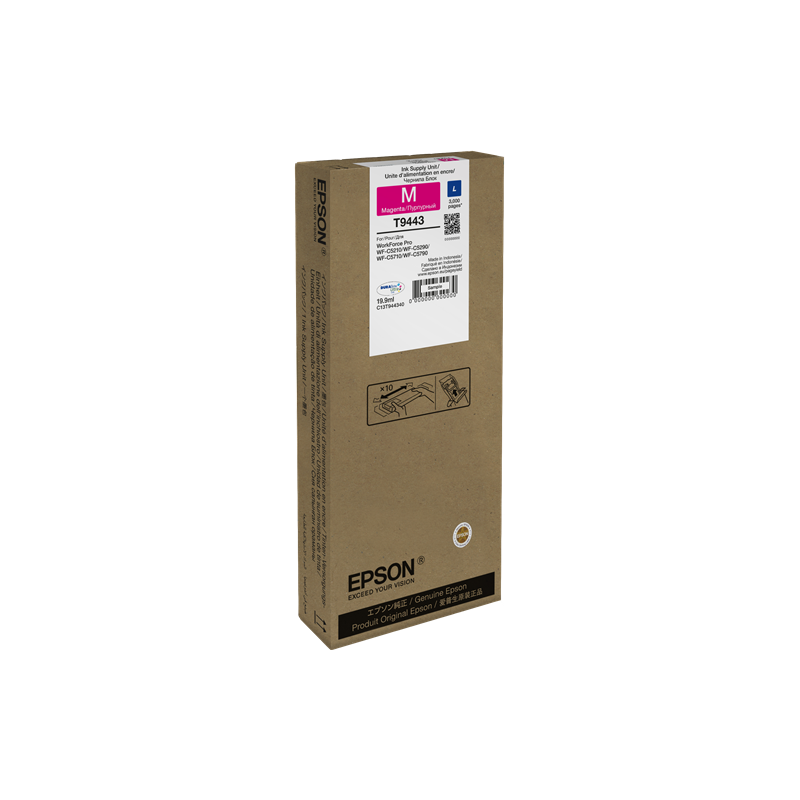 Epson T9443 Cartouche Magenta Originale Epson T9443 Cartouche Magenta Originale