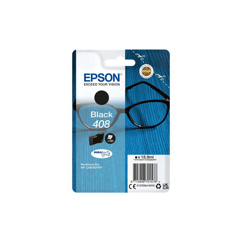 Epson 408 Cartouche Noir Originale