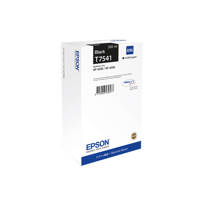 Epson T7541 XXL Cartouche Noir Originale